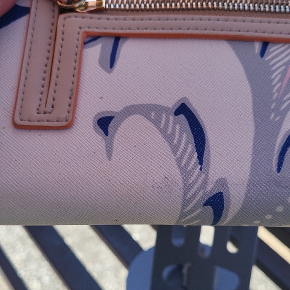 Spartina 449 Floral Wallet - Blue, Red, Tan - Picture 6 of 16